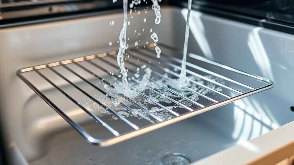 Rinsing and Restoring Your Sparkling Clean Oven Racks