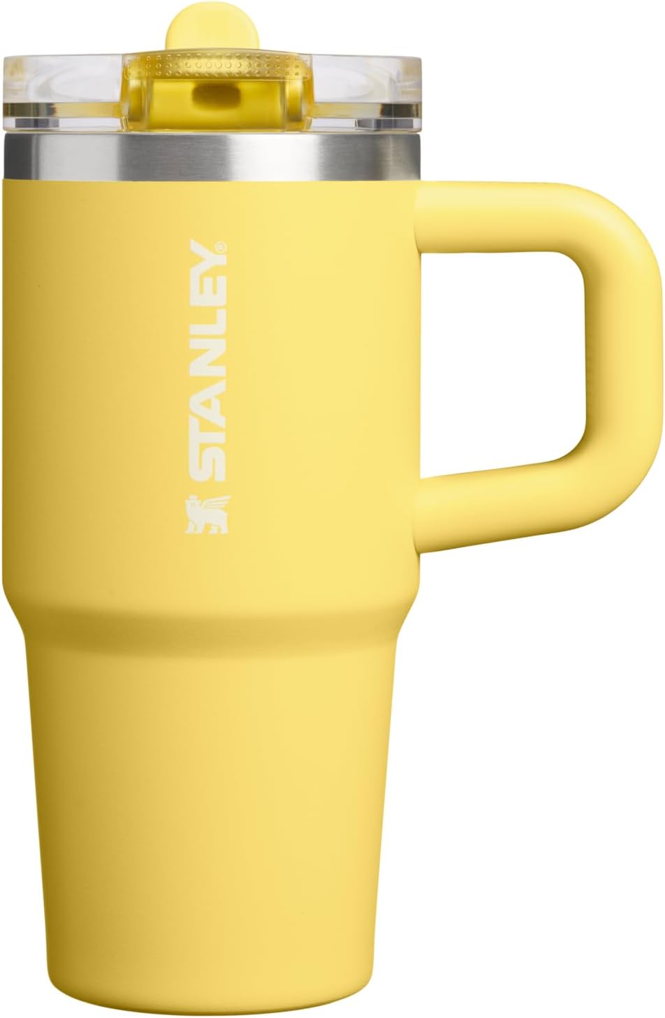 STANLEY Quencher ProTour Flip Straw Tumbler with Leakproof Lid 30 oz | Built-In Straw & Handle | Cupholder Compatible for Travel | Insulated Stainless Steel Cup | BPA-Free | Daffodil