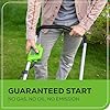User pushing the Greenworks 40V 16 Inch Mower easily